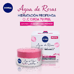 Agua de Rosas Gel Crema Hidratante NIVEA – 50 ml