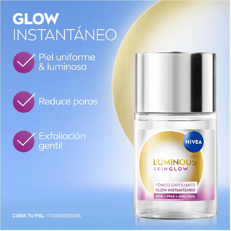 Tónico Exfoliante Glow Instantáneo NIVEA – 100 ml