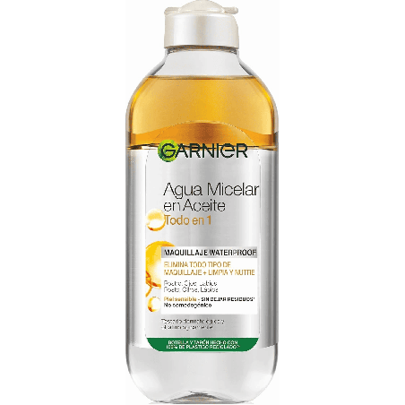 Agua Micelar Desmaquillante Bifásica Garnier 400 ml
