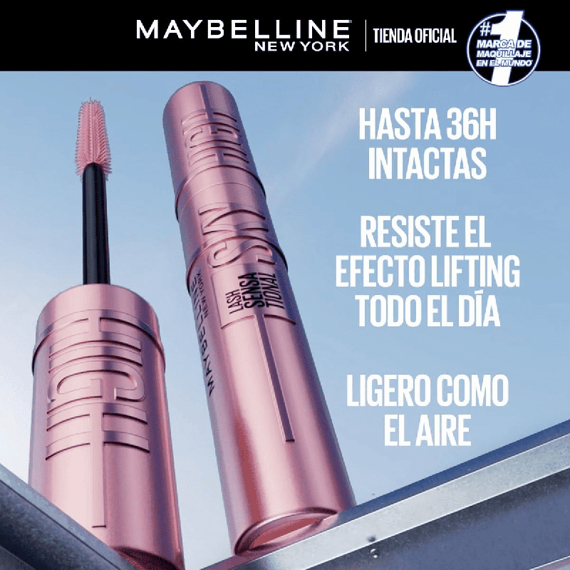 Sky High Máscara de Pestañas Waterproof Negro 6 ml
