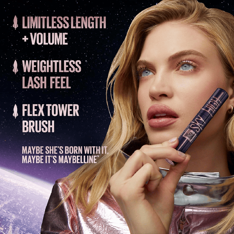 Sky High Máscara de Pestañas Cosmic Black 6 ml