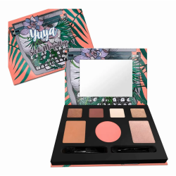 Yuya Maquinita Set Maquillaje 4 en 1 Rostro Con Brochas