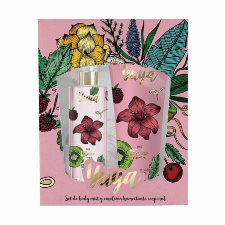 Set body mist y emulsión corporal Yuya - "Amor Mucho Amor"