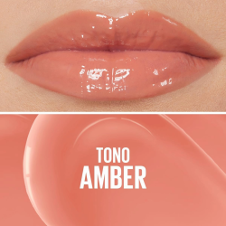 Lifter Gloss Tono 007 Amber Brillo Labial Hidratante con Ácido Hialurónico