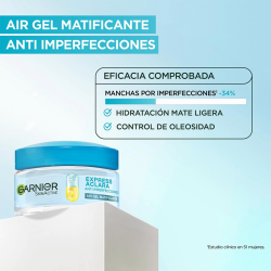 Gel Matificante con Ácido Salicílico, Vitamina C y Niacinamida para Piel Mixta a Grasa