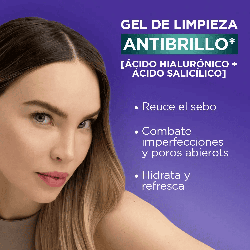 Revitalift Ácido Hialurónico Gel de Limpieza Profunda Anti Brillo 150 ml