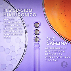 Revitalift Filler Sérum de Ojos con Ácido Hialurónico + Cafeína