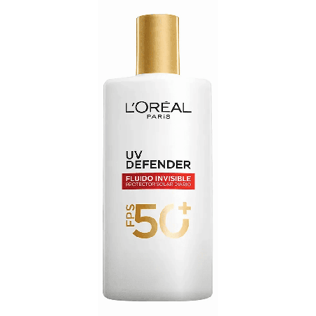 UV Defender Protector Solar FPS 50+ Fluido Invisible 40 g