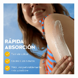 Protector Solar Corporal NIVEA SUN Protección e Hidratación FPS 50+ 125 ml