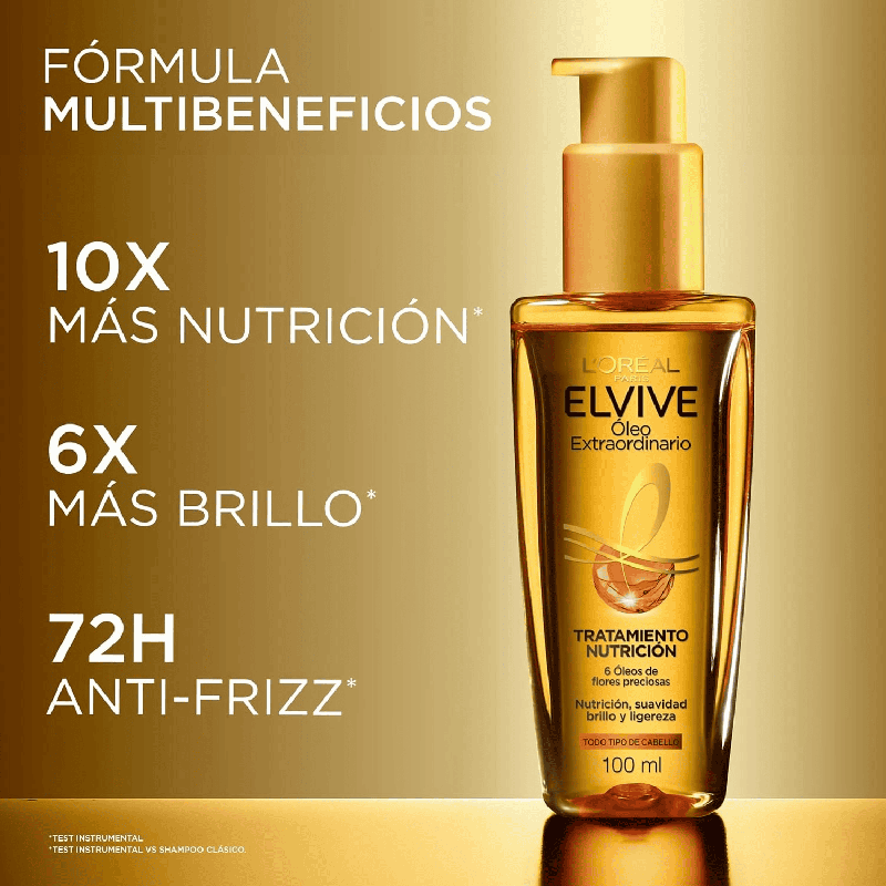 Elvive Óleo Extraordinario Tratamiento en Aceite – 100 ml